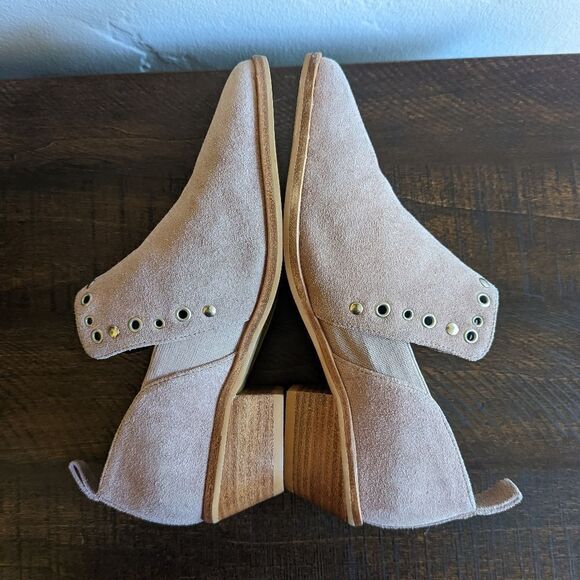 Rebecca Minkoff Pink Suede Annette Ankle Booties - Picture 10 of 11